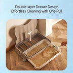 Large Dog Toilet Tray with Drawer Design for Indoor Potty Training