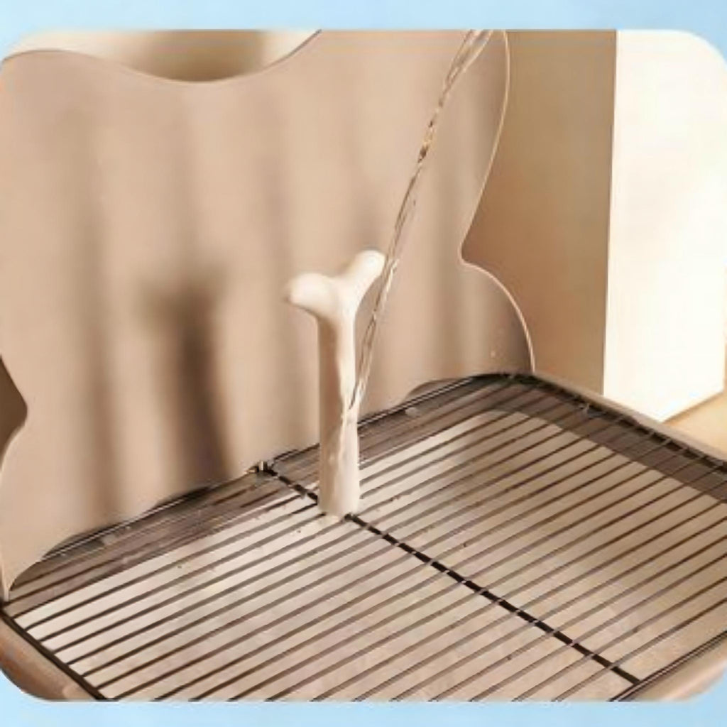 Large Dog Toilet Tray with Drawer Design for Indoor Potty Training
