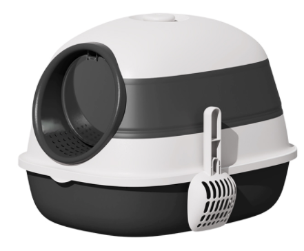 Foldable Spaceship Cat Litter Box – Portable and Easy-to-Carry Design