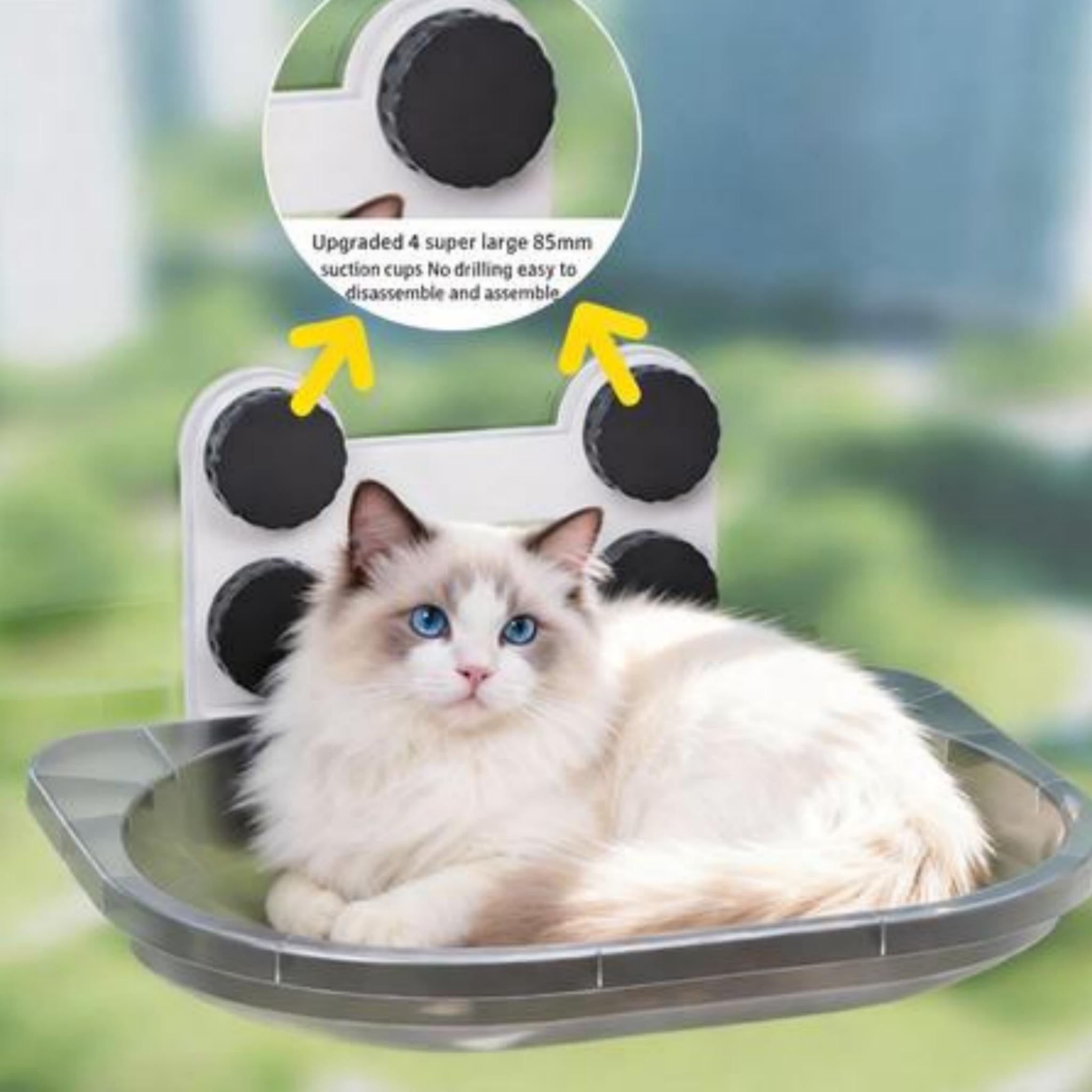 Cozy Window Cat Hammock – Space-Saving & Comfortable