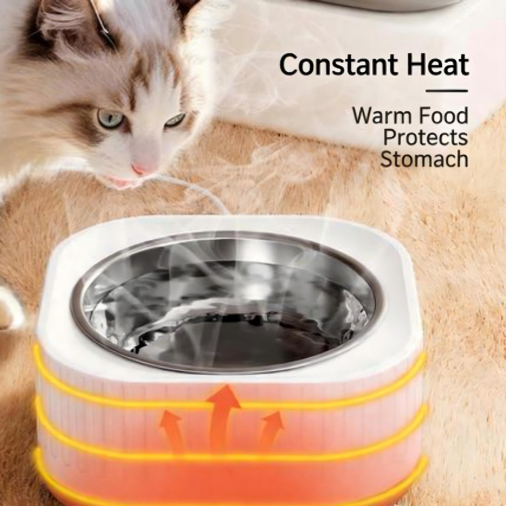Pet Heated Water Bowl – Electric Constant Temperature Bowl for Dogs & Cats