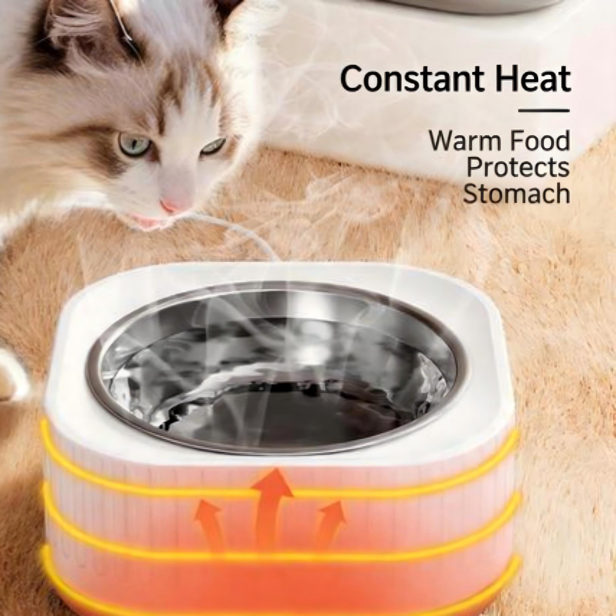 Pet Heated Water Bowl – Electric Constant Temperature Bowl for Dogs & Cats