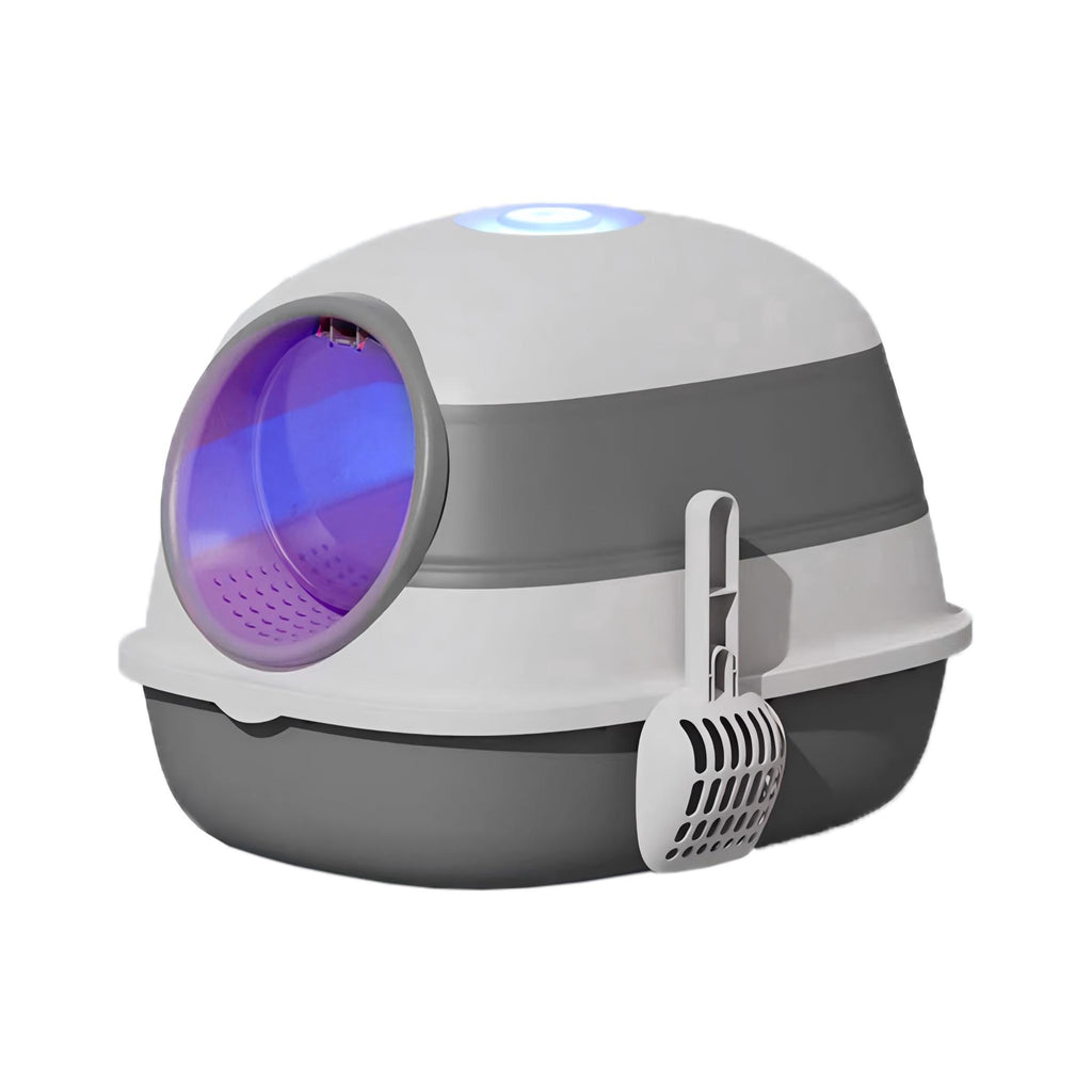 Foldable Spaceship Cat Litter Box – Portable and Easy-to-Carry Design