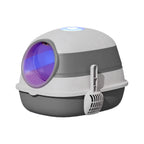 Foldable Spaceship Cat Litter Box – Portable and Easy-to-Carry Design