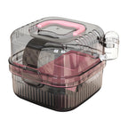 Large Hamster Cage / Villa | Detachable Habitat with Platform & Running Wheel